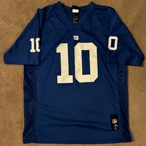 New York Giants Eli Manning #10 Reebok NFL Players Team Apparel Youth XL